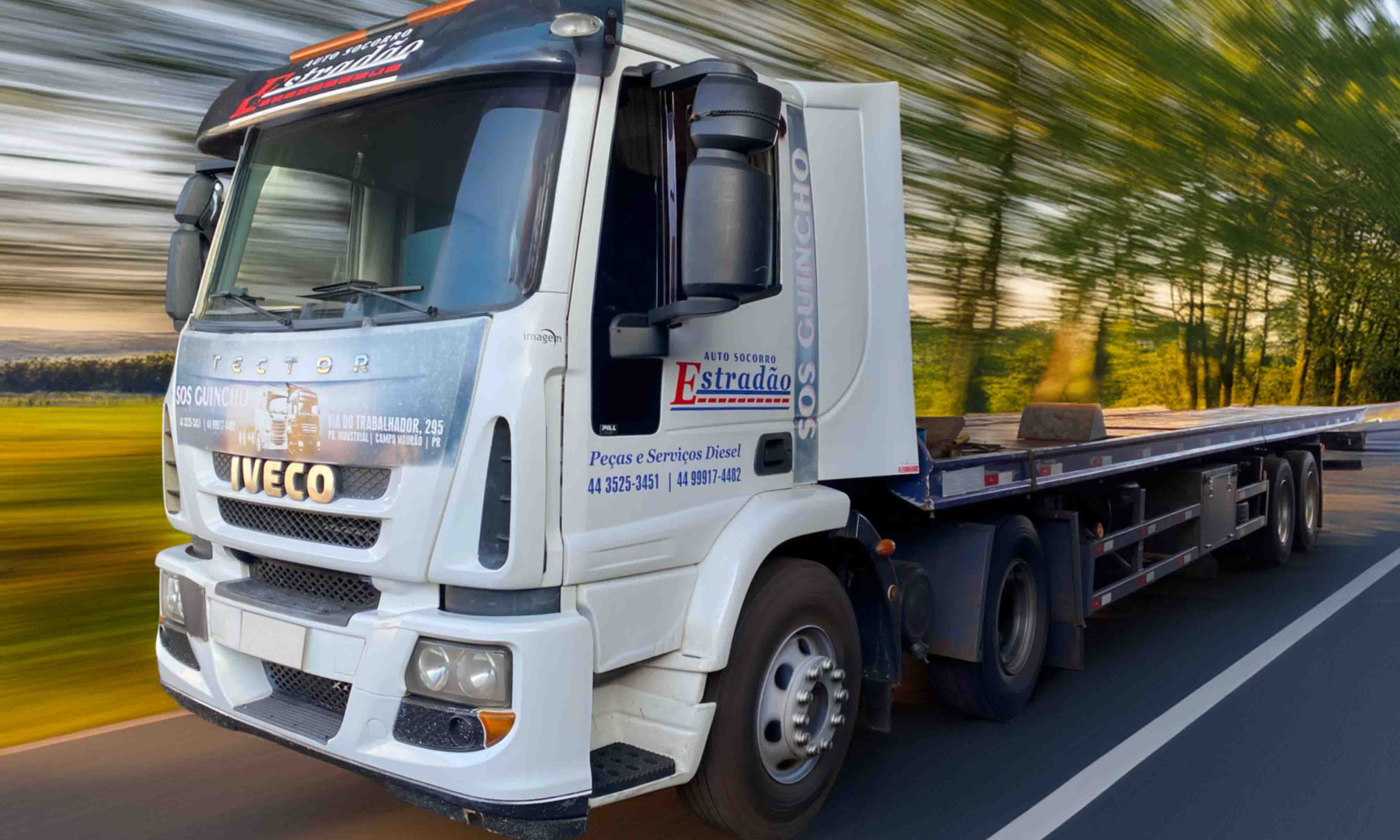 Serviço 24 horas Auto Socorro Estradão em serviço - Guincho 24h Campo Mourão