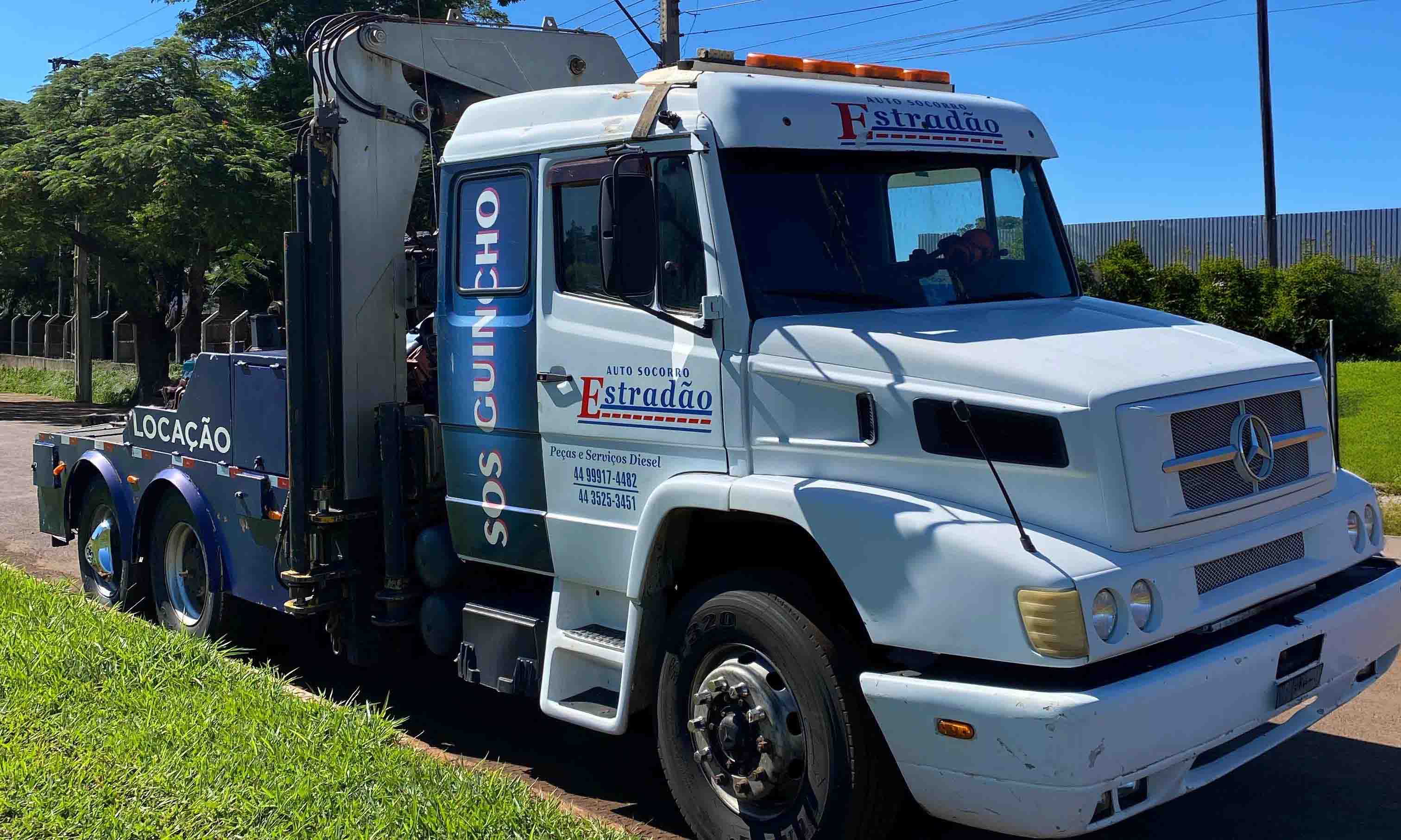 Guincho Munck Auto Socorro Estradão em serviço - Guincho 24h Campo Mourão