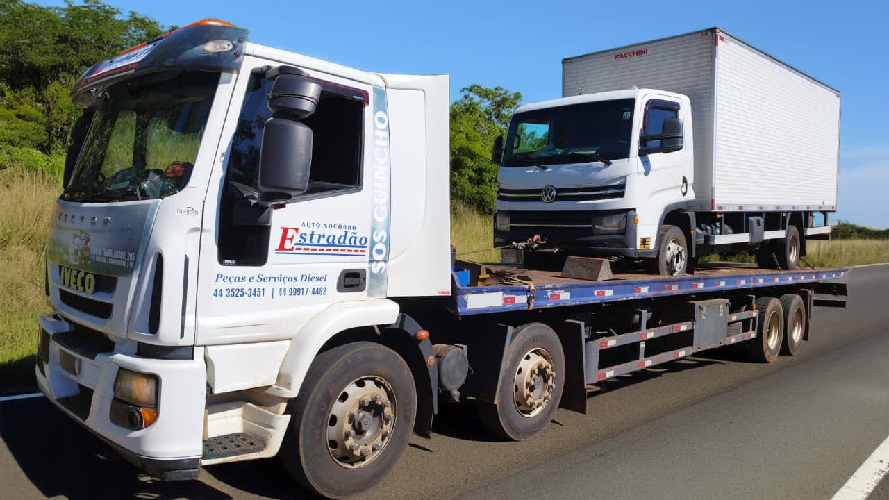 Seu parceiro nas emergências Auto Socorro Estradão em serviço - Guincho 24h Campo Mourão